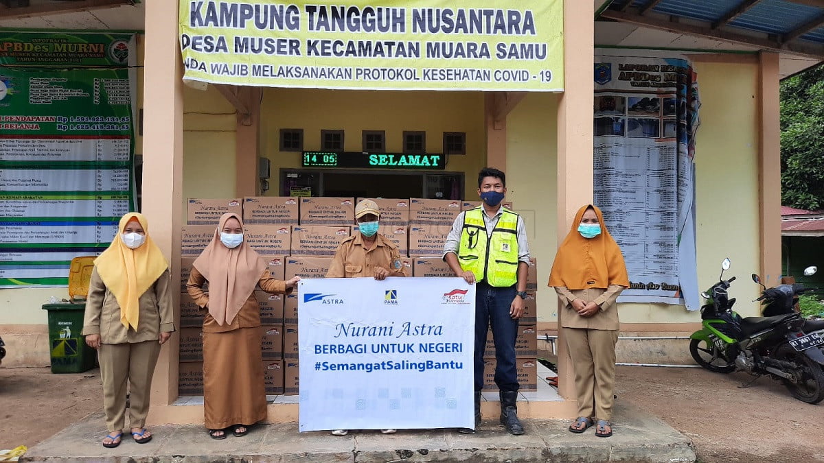 Melalui PAMA KIDE, Nurani Astra Berbagi untuk Negeri Bagikan 200 Paket Sembako