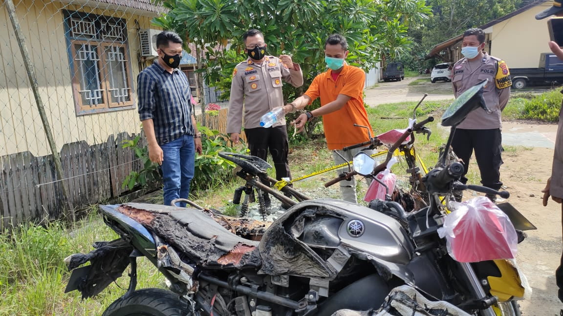 Enggak Bisa Move On, Warga Kukar Ini Nekat Bakar Motor Mantan Pacar