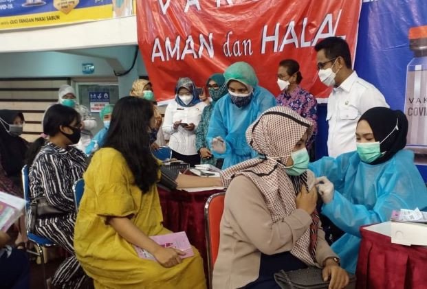 Ribuan Bumil di Balikpapan Antusias Ikuti Vaksinasi