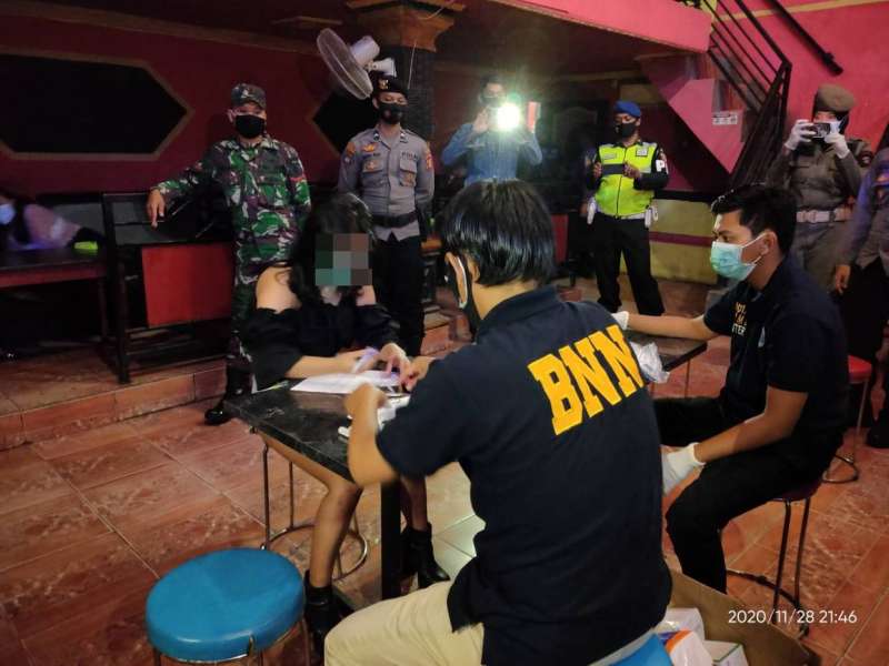 Tes Urine di THM, dari 206 Orang, Sebelas Orang Diduga Pakai Narkoba