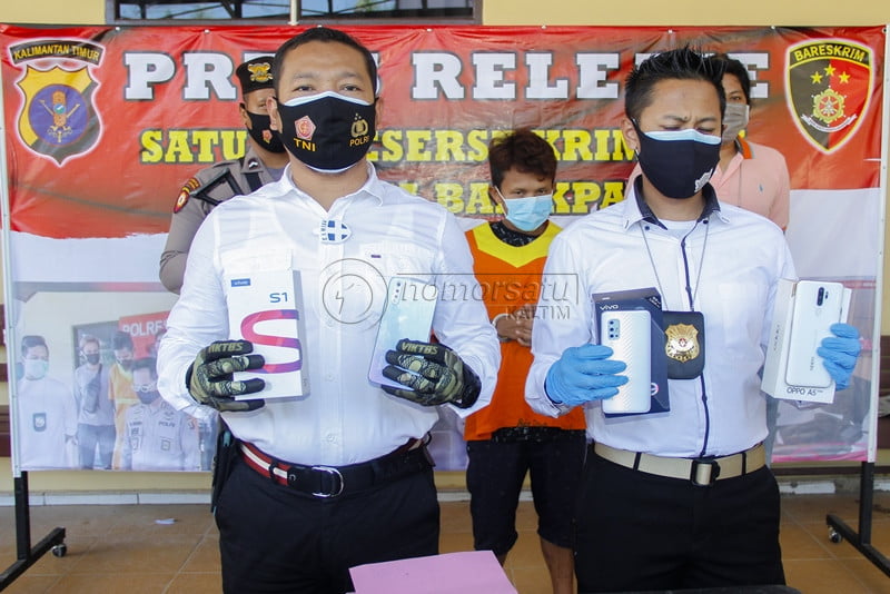 Residivis Dibekuk Polisi usai Gondol Tiga Ponsel