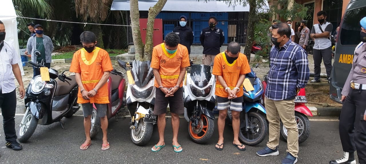 Pencuri Lintas Daerah Dibekuk Polda Kaltim, Bapak-Anak Saling Berkomplot