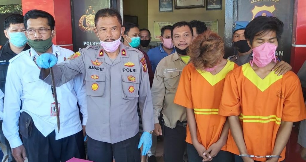 Polsek Balikpapan Utara Amankan Pembunuh Pemulung di KM 6