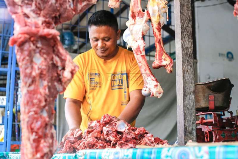 Pedagang Sapi di Jawa Mogok, Harga Daging Sapi di Balikpapan Masih Stabil