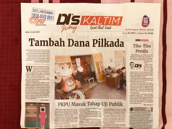 Tambah Dana Pilkada