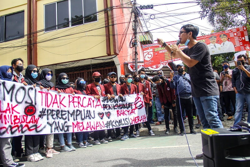 Demo Tolak UU Cipta Kerja Jilid III Berakhir Kondusif