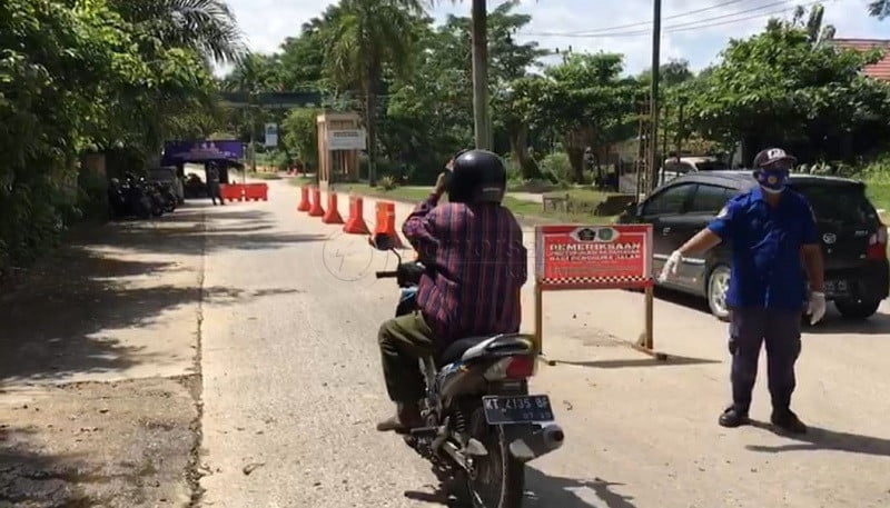 Pintu Masuk Tenggarong Dijaga Ketat Akhir Pekan