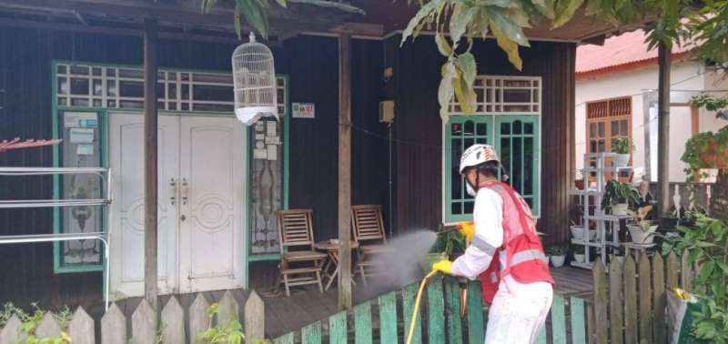 COVID-19 Masih Mewabah, PMI Kutim Gencarkan Disinfeksi