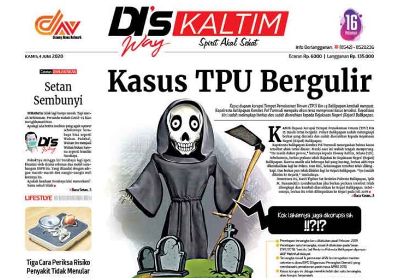 Disway Kaltim Edisi Cetak 4 Juni 2020