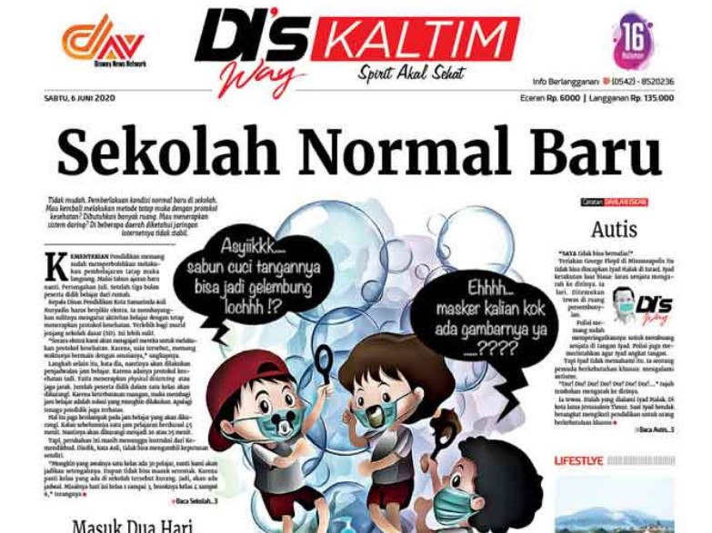 Disway Kaltim Edisi Cetak 6 Juni 2020