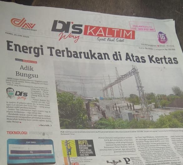 Energi Terbarukan di Atas Kertas