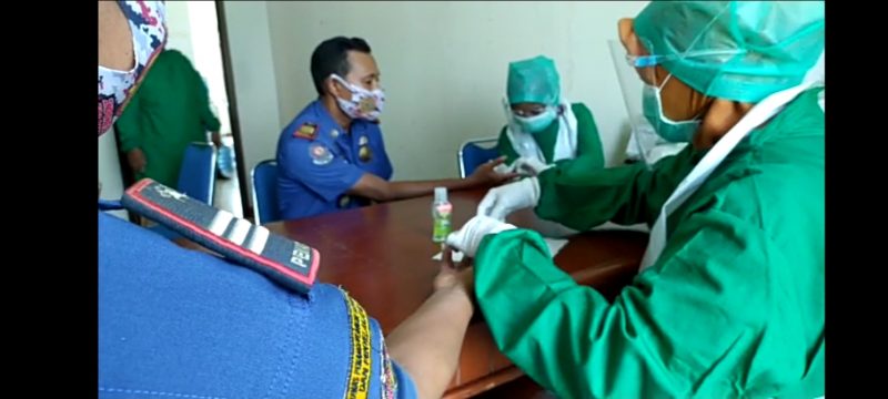 Lega, Hasil Rapid Test Pegawai DPKP PPU Non-reaktif