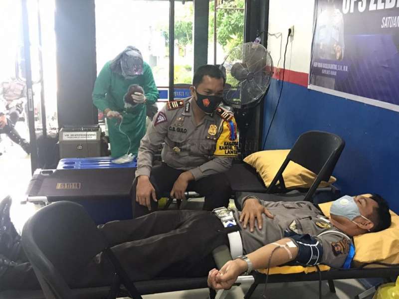 Polres Kukar Sumbang 50 Kantong Darah untuk PMI