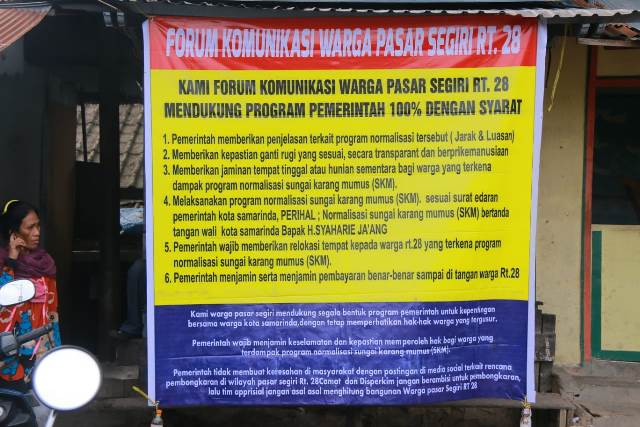 Nih, Enam Syarat yang Diminta Warga SKM Samarinda Sebelum Digusur