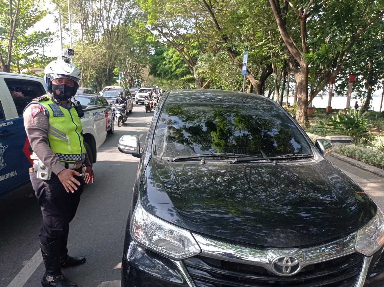 Hari Pertama ETLE Mobile di Samarinda, 10 Pelanggar Terekam Kamera Petugas