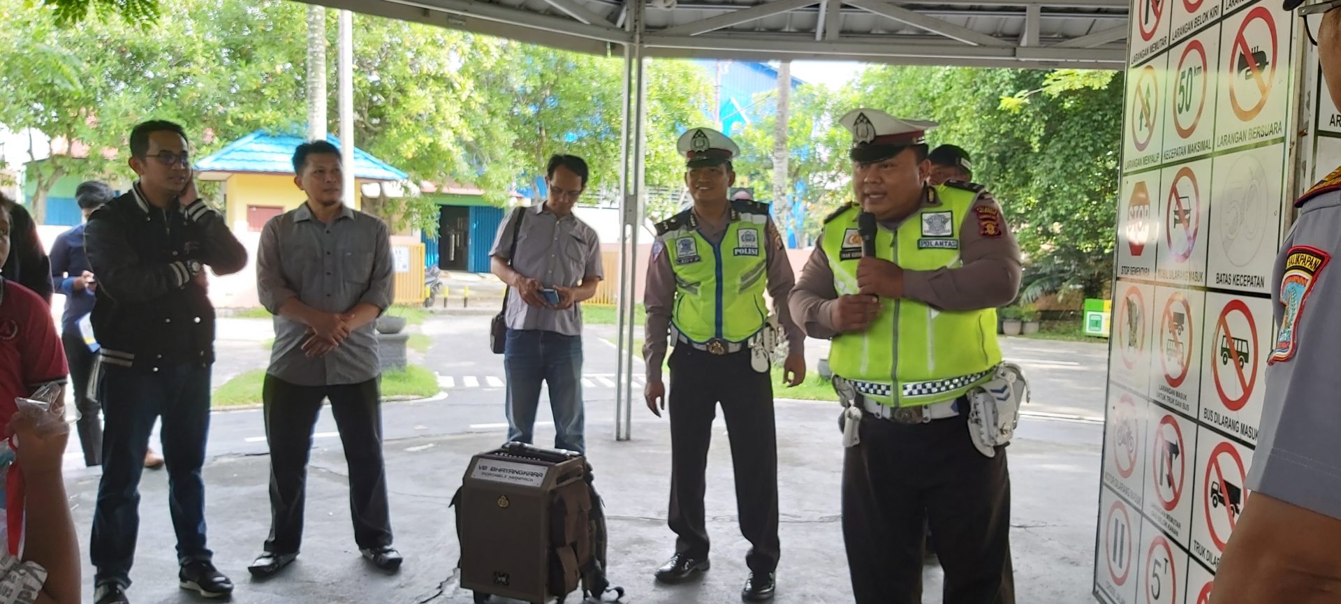 ABK Balikpapan Diajarkan Rambu Lalu Lintas