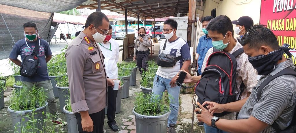 Polresta Balikpapan Gaungkan Urban Farming