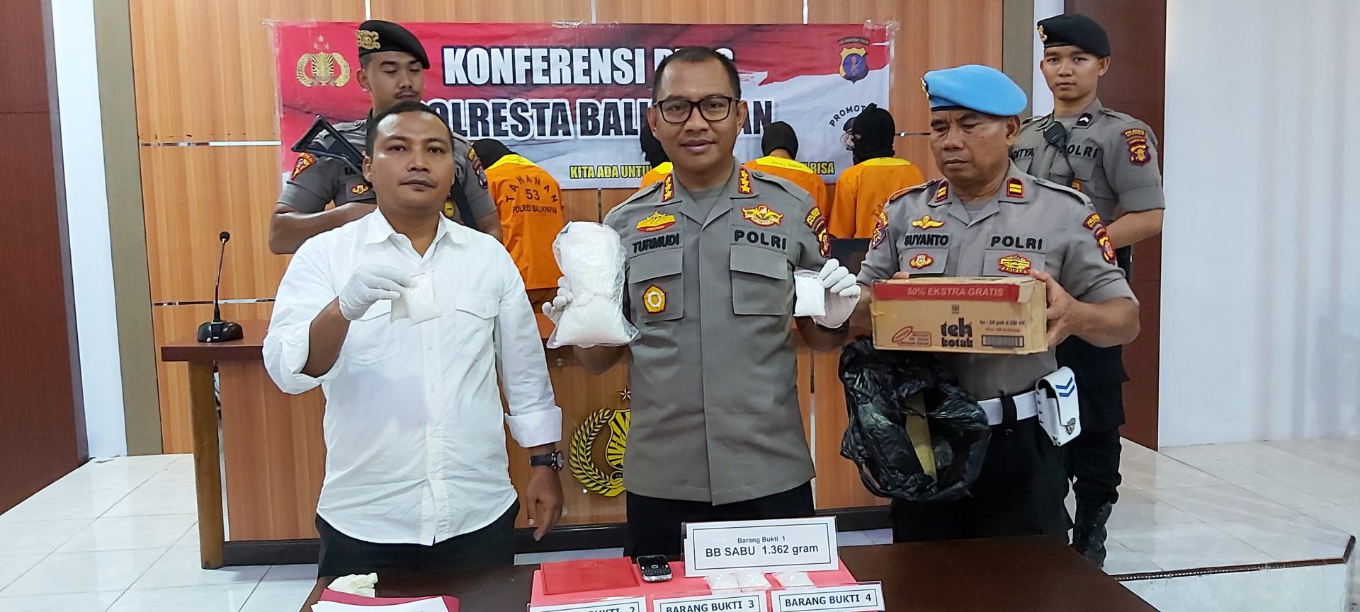 Jaringan Sabu Tawau Dibekuk di Balikpapan