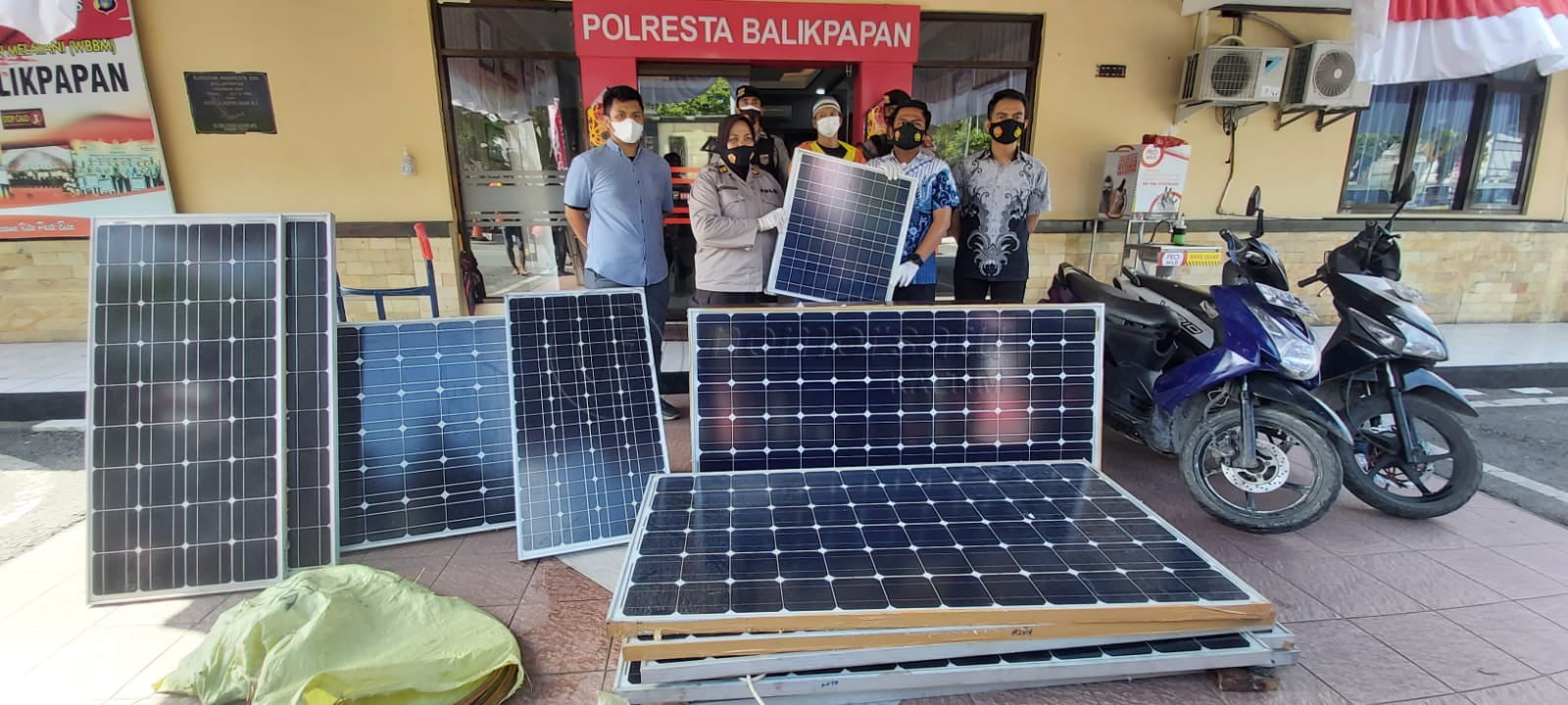 Pencuri Panel Surya PJU di Balikpapan Ditangkap