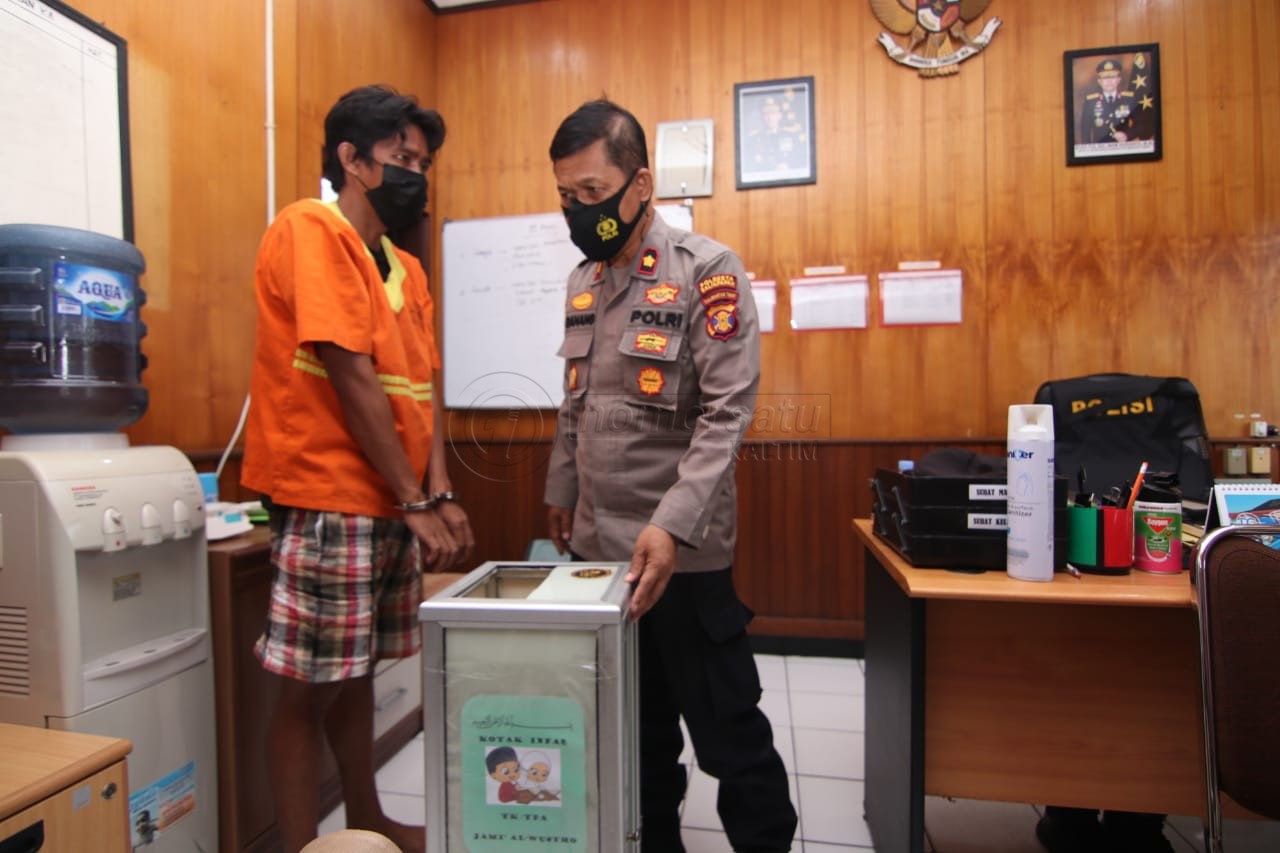 SP Nekat Gondol Uang Infak Masjid untuk Ongkos Pulang Kampung, Sudah Beraksi 7 Bulan