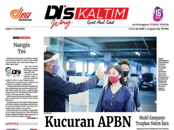 Disway Kaltim Edisi Cetak 11 Juni 2020