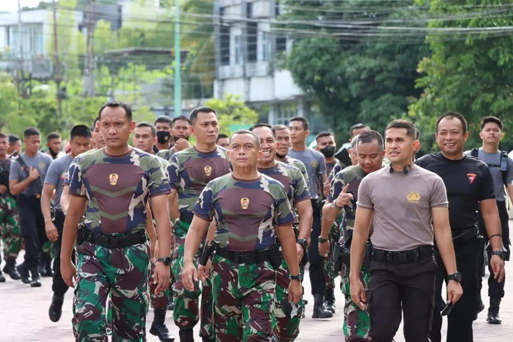 TNI-Polri Jaga Sinergitas dengan Hanmars