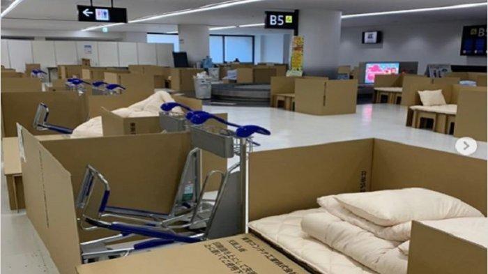 Otoritas Bandara di Jepang Buat “Hotel” dari Kardus