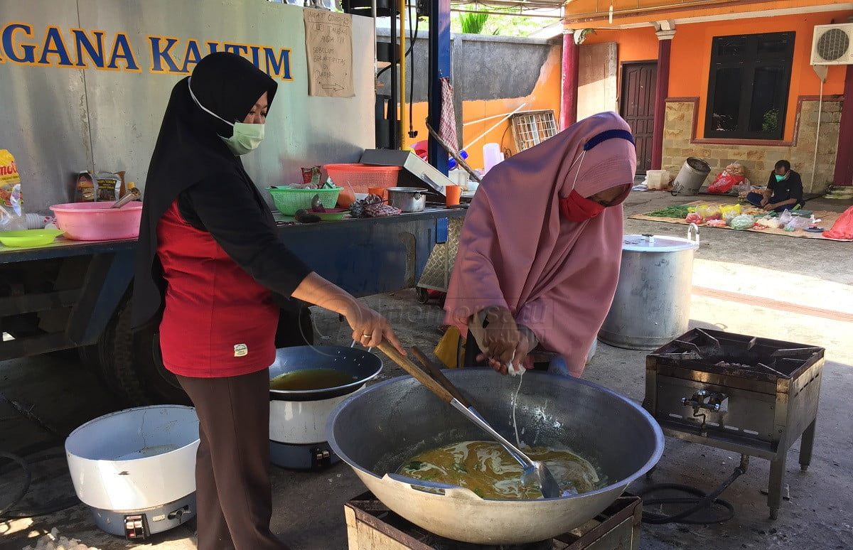 Dapur Umum di Paser Bantu Kebutuhan Pasien Isoman