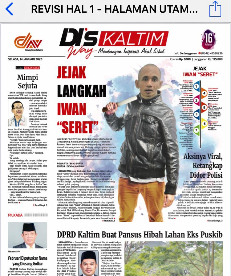 Jejak Langkah Iwan “Seret”