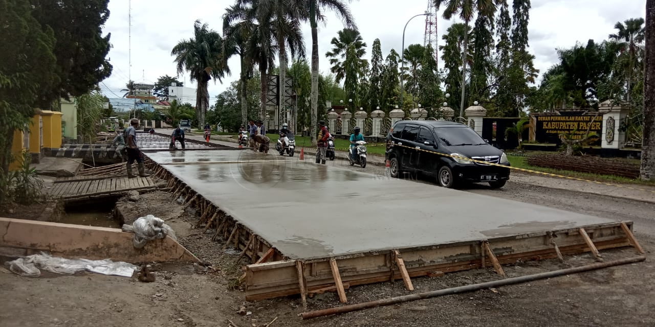 Perbaikan Jalan Gajah Mada, Gapensi Paser Sebut Menyalahi Prosedur