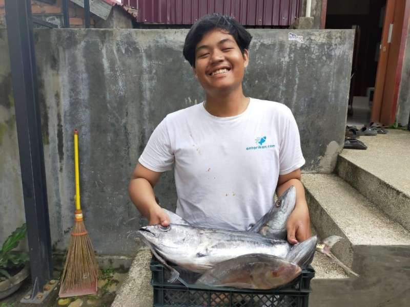 Jasa Antar Ikan di Samarinda Ramai Peminat, Sebulan Tembus Tiga Ton