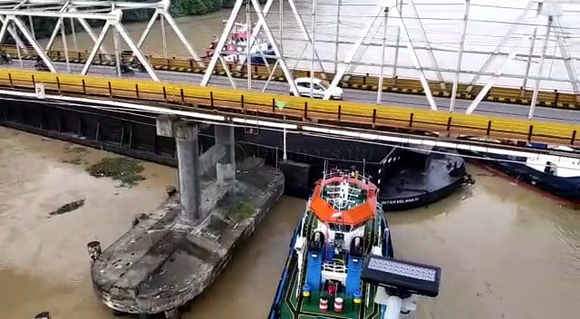 Penyelidikan Selesai, Polresta Samarinda Hentikan Kasus Penabrakan Pilar Jembatan Mahakam