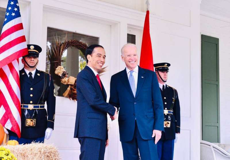 Presiden Jokowi Ucapkan Selamat Kepada Joe Biden