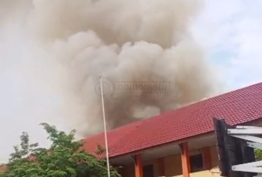 Kebakaran Hanguskan 2 Ruang Kesenian SMA 1 Balikpapan