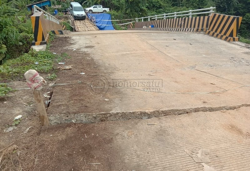 Jembatan Long Penjalin Ambruk Lagi, Roda 4 Dilarang Lewat