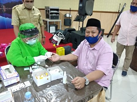 DPRD Kukar Lakukan Rapid Test, Hasilnya Non Reaktif Semua