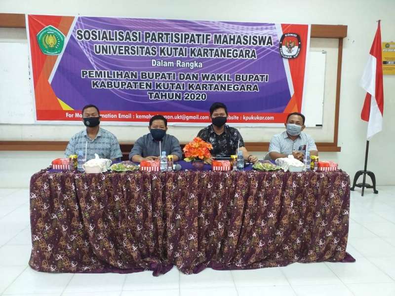 KPU Kukar Gelar Sosialisasi, Tingkatkan Partisipasi Pemilih di Mahasiswa