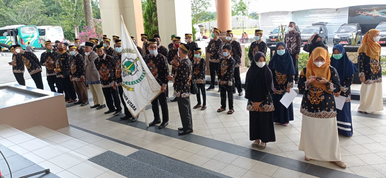 Kafilah MTQ Tiap Daerah Berangkat ke Bontang