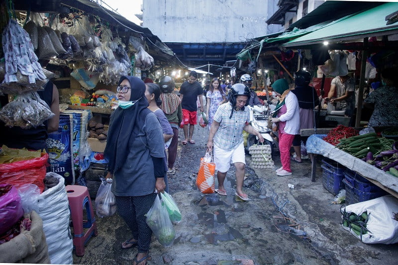 Wawali Rusmadi Rapat Blusukan di Pasar Segiri