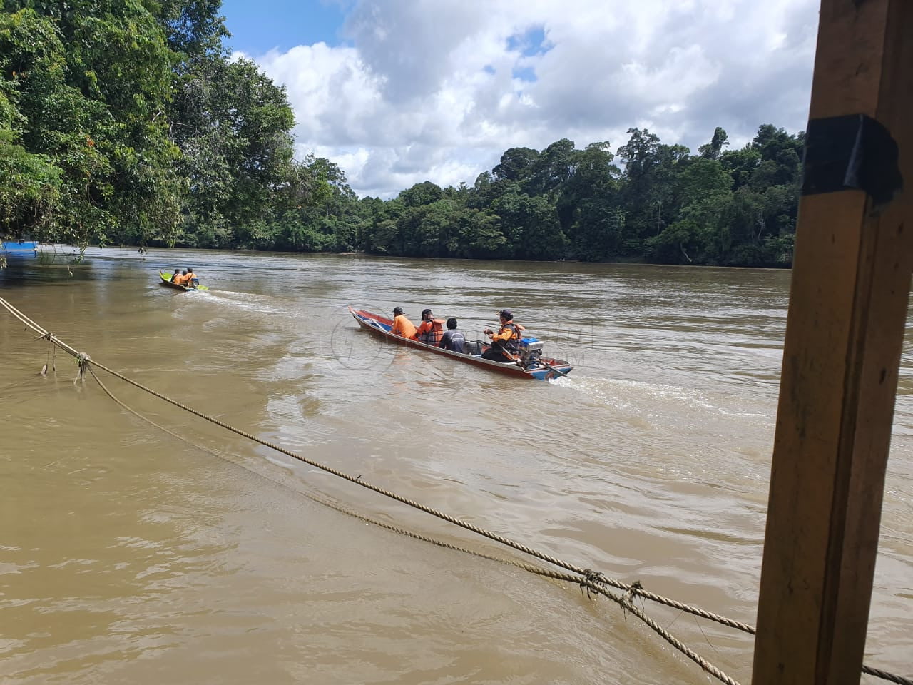 Pencari Pasir yang Tenggelam di Sungai Mahakam Belum Ditemukan