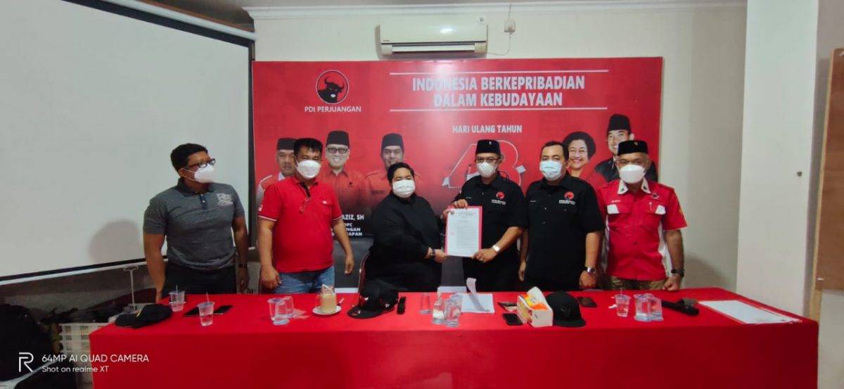 Eddy Tarmo Ditunjuk Jadi Plt Ketua DPC PDIP Balikpapan