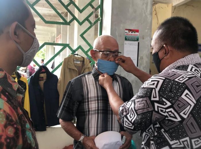 Dorong Penerapan Protokol Kesehatan di Pasar, Pedagang Dibekali Masker