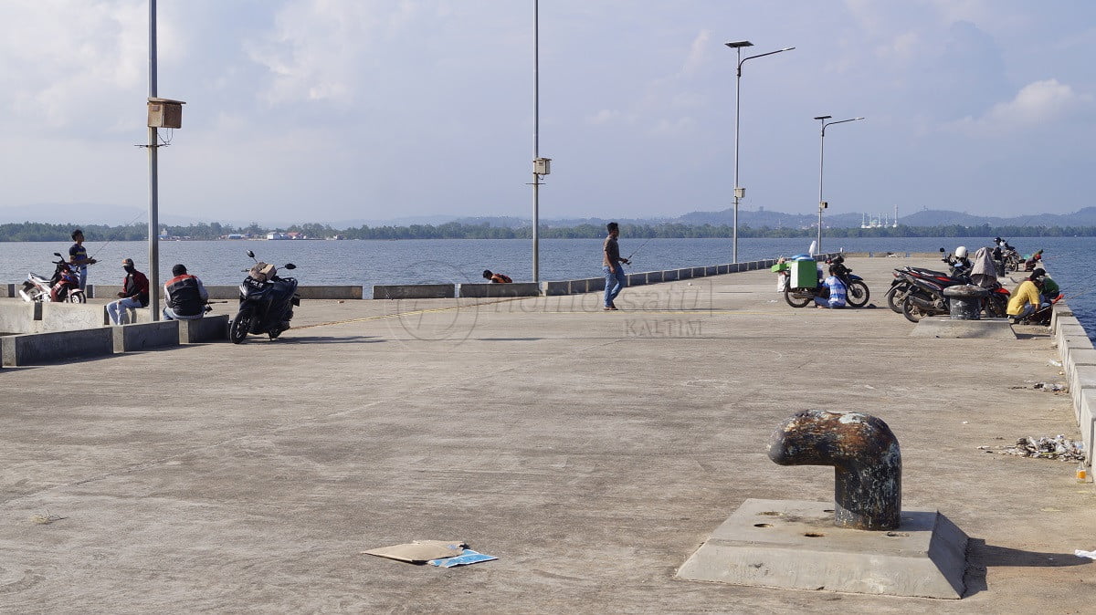 Pelabuhan Kelotok Kampung Baru Padat Selama Libur Lebaran