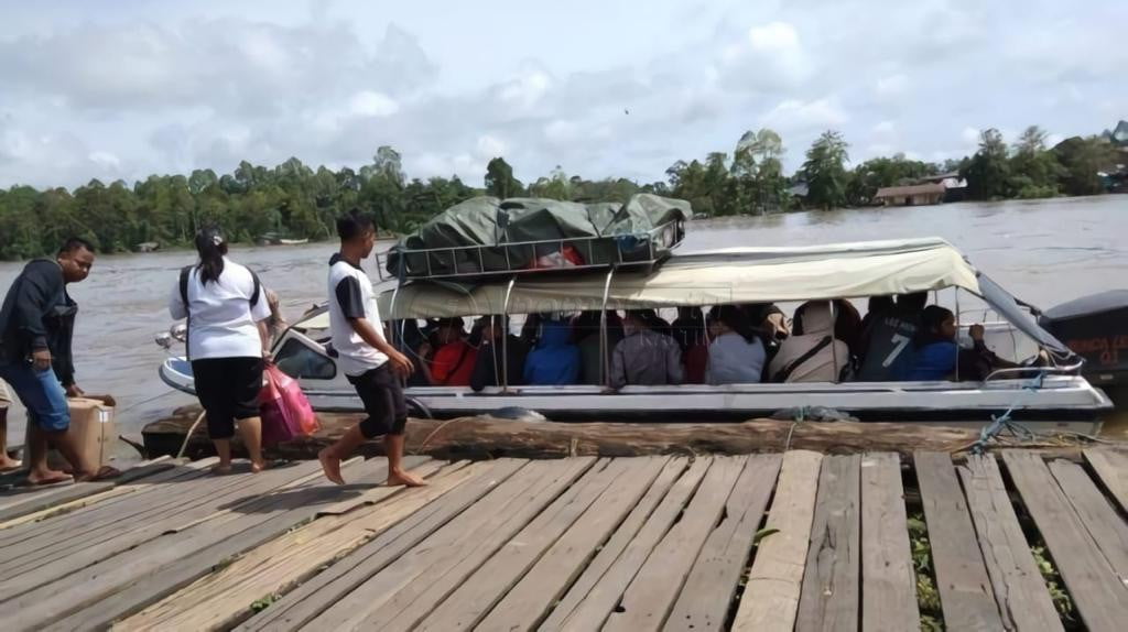 H -2 Akses Menuju Mahulu Ditutup, Penumpang Speedboat Capai Ratusan