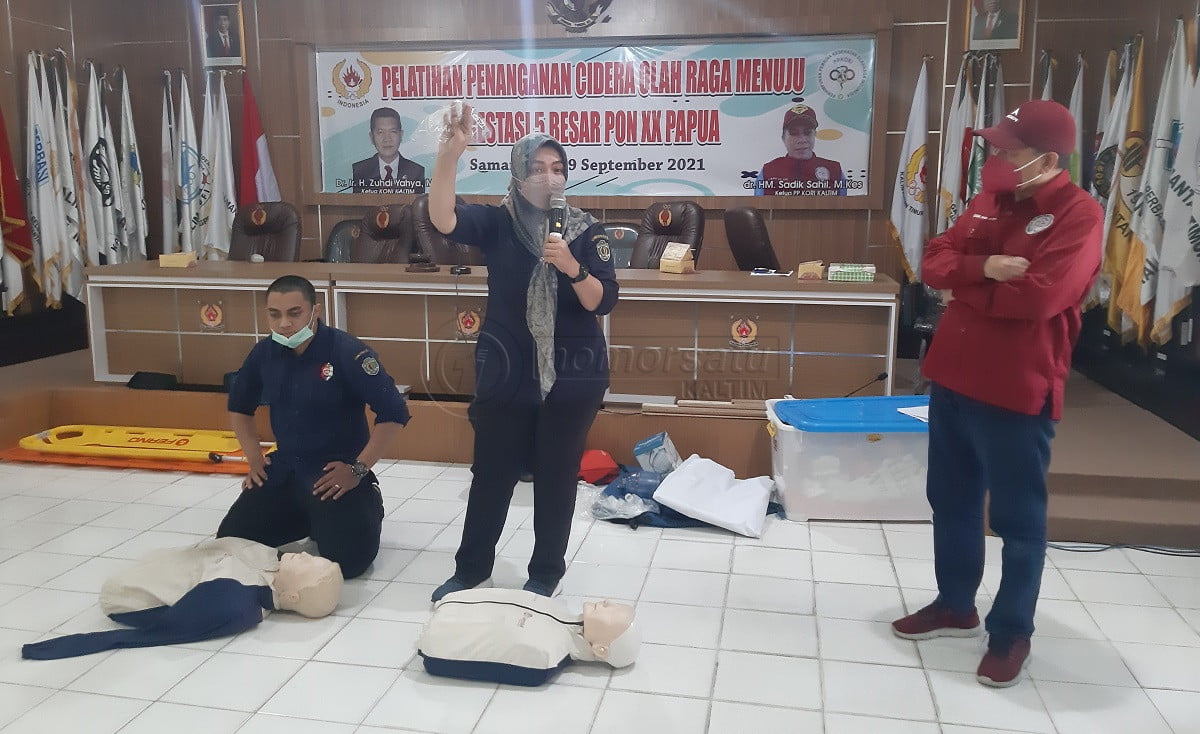 KONI Kaltim Bekali Pelatih dan Atlet Penanganan Pertama Terjadinya Cedera