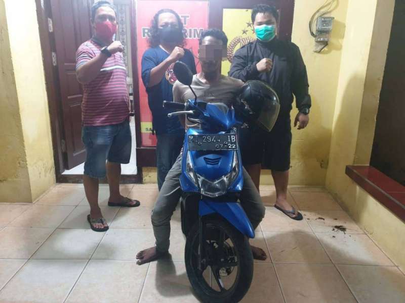 Tak Jera Masuk Penjara, Residivis Balikpapan Ini Curi Motor Warga