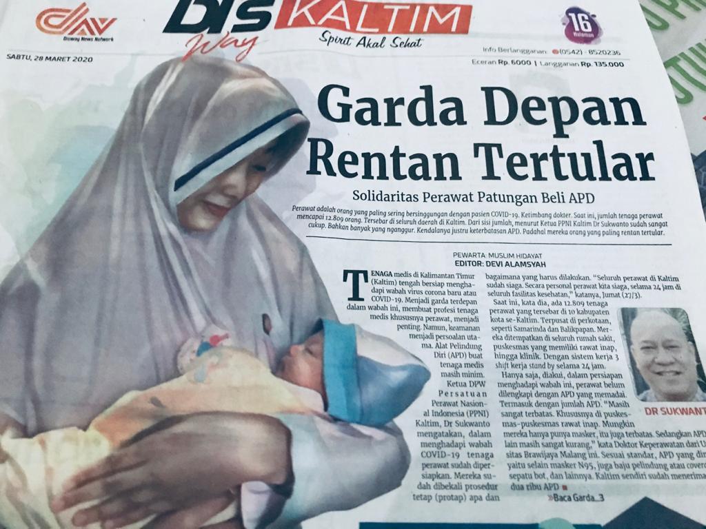 Garda Depan Rentan Tertular 