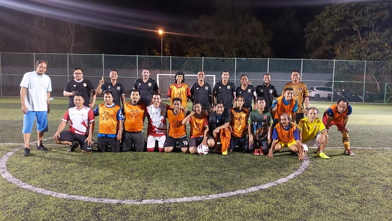 Persiba Menang 14-8 dari Jurnalis di Mini Soccer