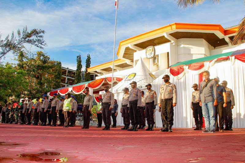 Kerahkan 600 Personel, Kapolresta Balikpapan: Jangan Berkerumun saat Pilkada