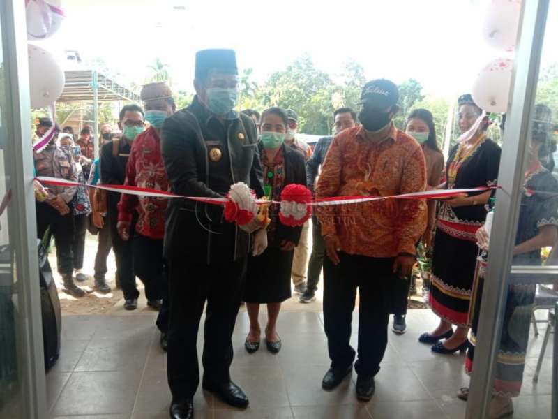 Bupati Mahulu Resmikan Gedung Baru Puskesmas Laham